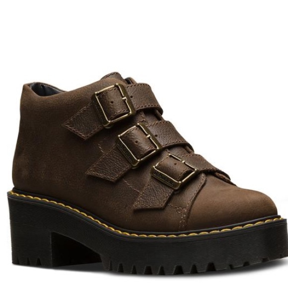 Dr. Martens brown Coppola boots